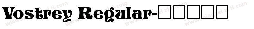 Vostrey Regular字体转换